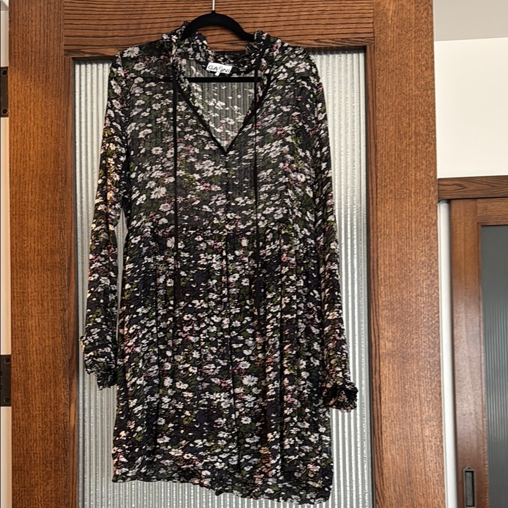 GANNI Floral Dress